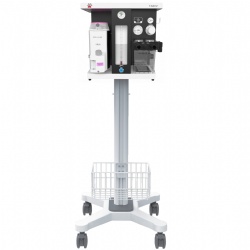 Veterinary Anesthesia Machine with Trolley Cart with Bain Module